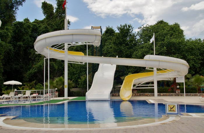 Toboggan aquatique