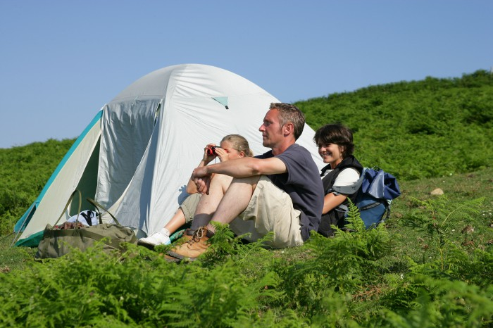 Camping dans la nature