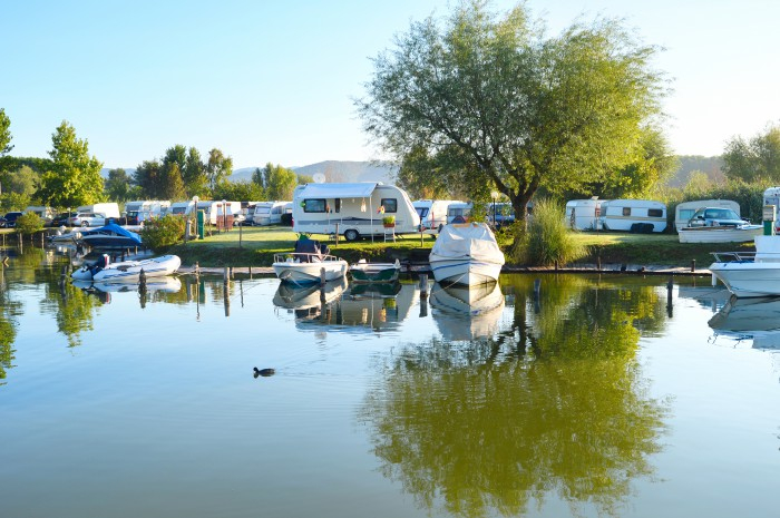 bel environnement pour le camping